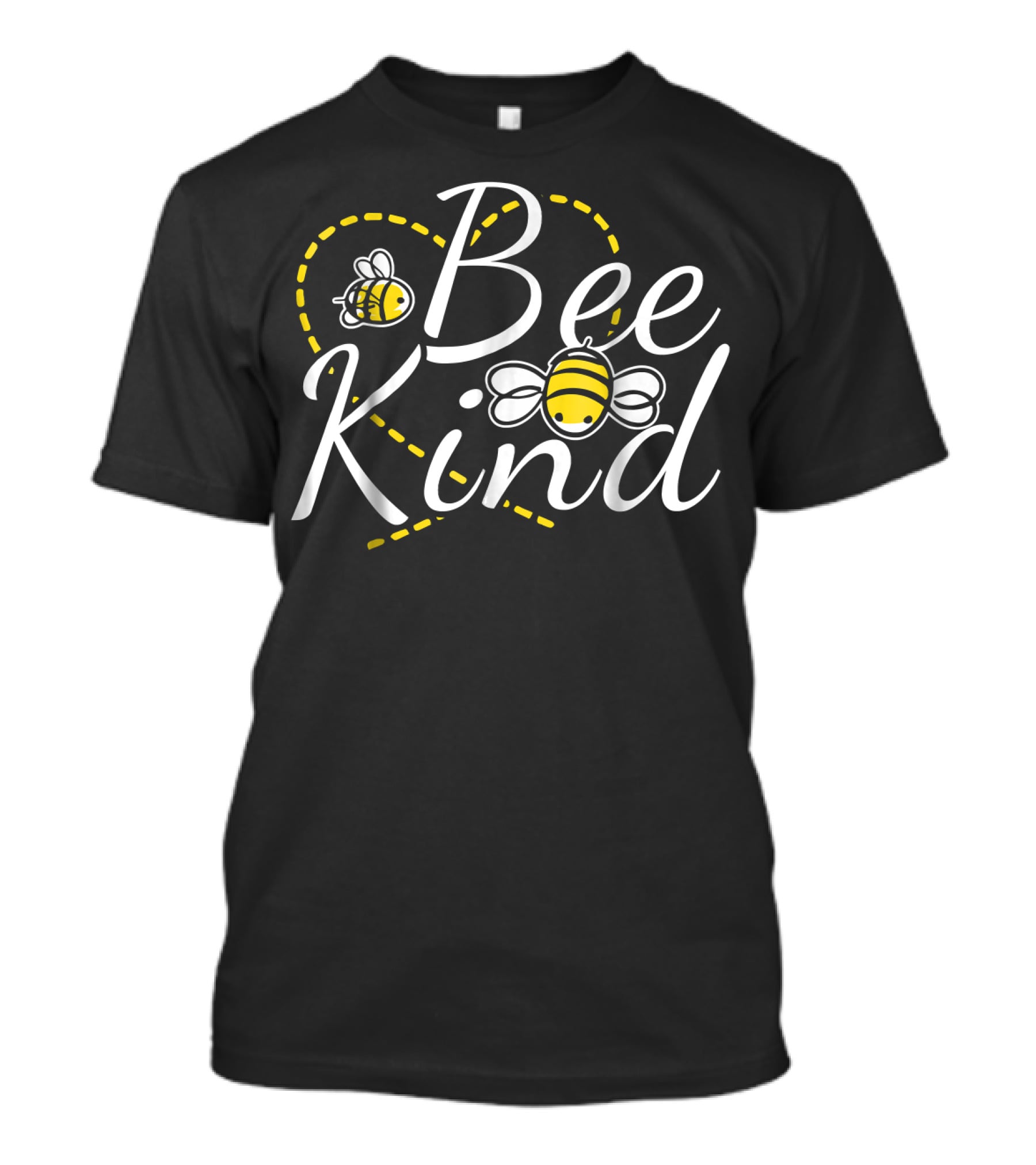 Bee Kind Cute Bees Heart T-Shirt