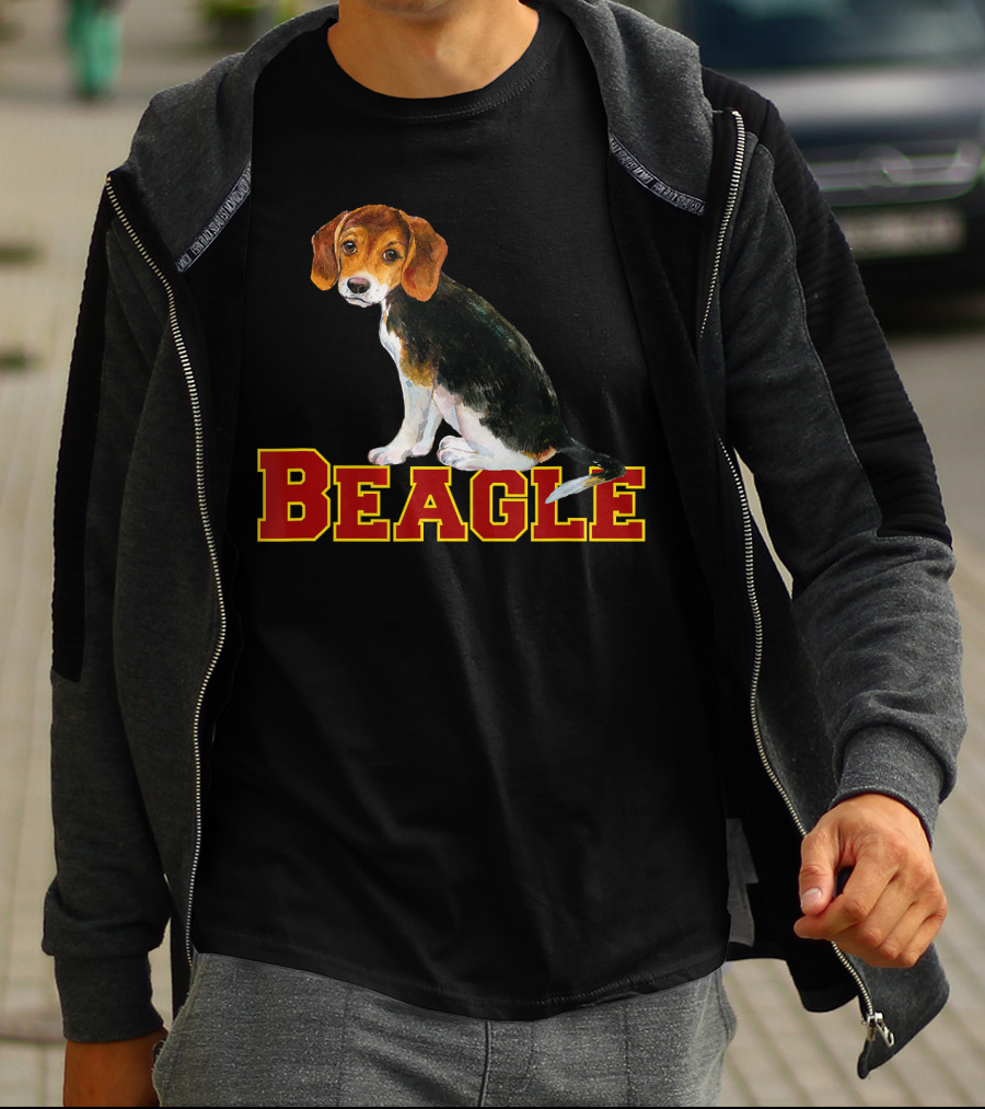 Beagle With Cute Puppy T-Shirt
