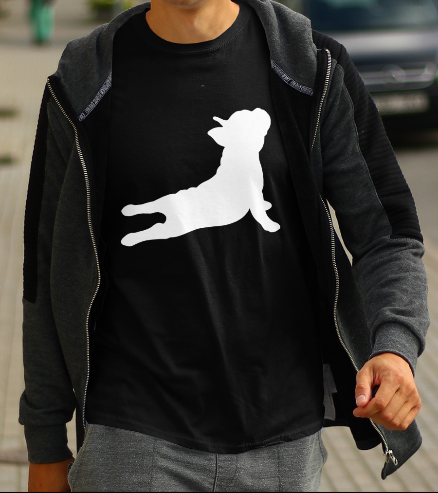 Funny French Bulldog Yoga Pose Cute French Bulldog T-Shirt