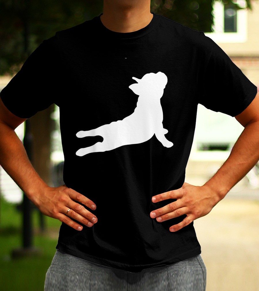 Funny French Bulldog Yoga Pose Cute French Bulldog T-Shirt