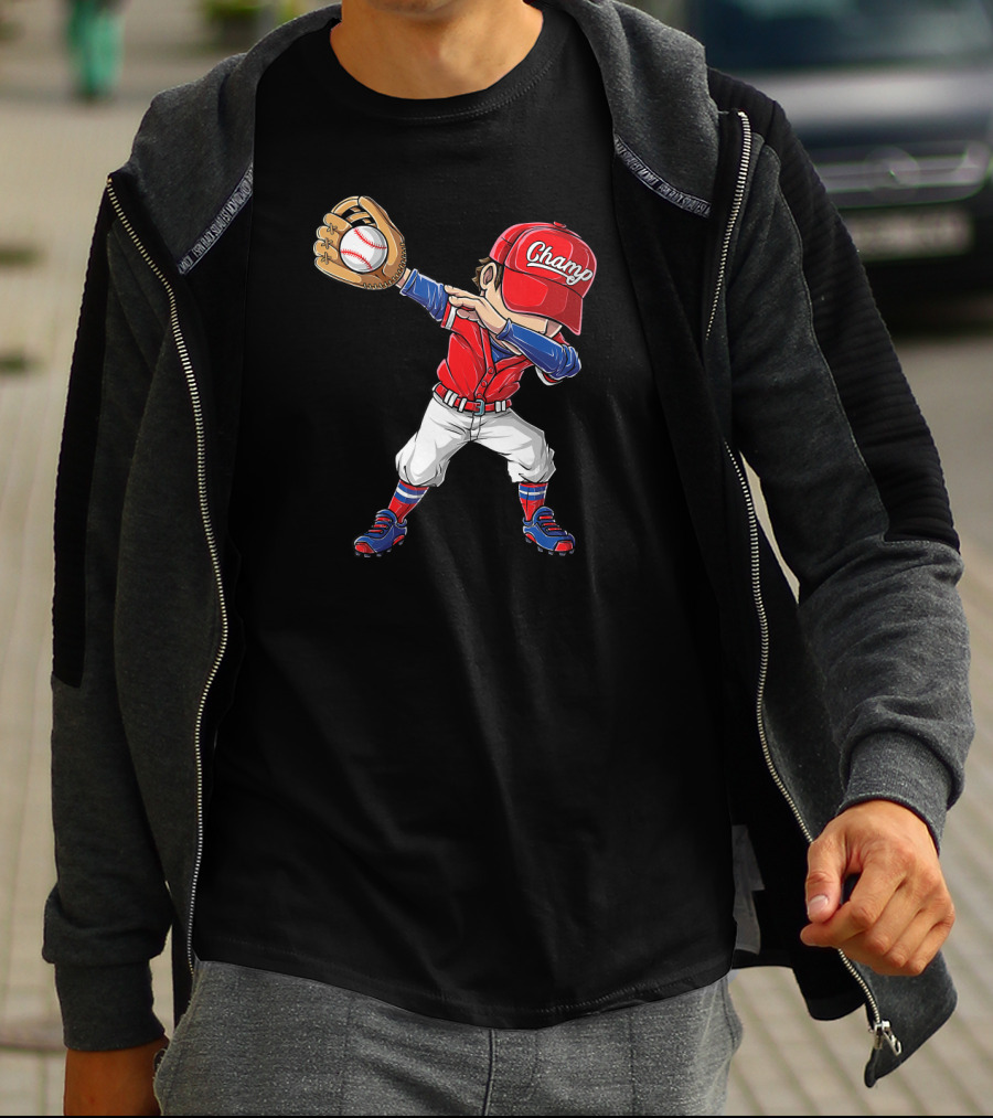 Chango Dabbing Baseball Player T-Shirt