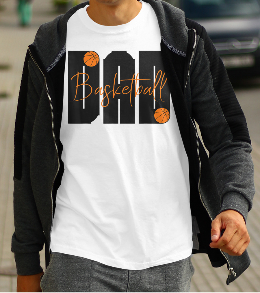Dad Basketball Lover Father's Day Basketball T-Shirt