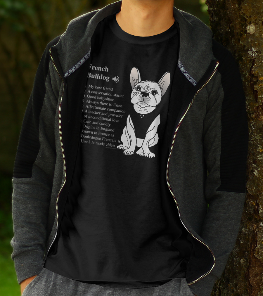 French Bulldog My Best Friend Cute And Cuddly Une à La Mode Chien T-Shirt