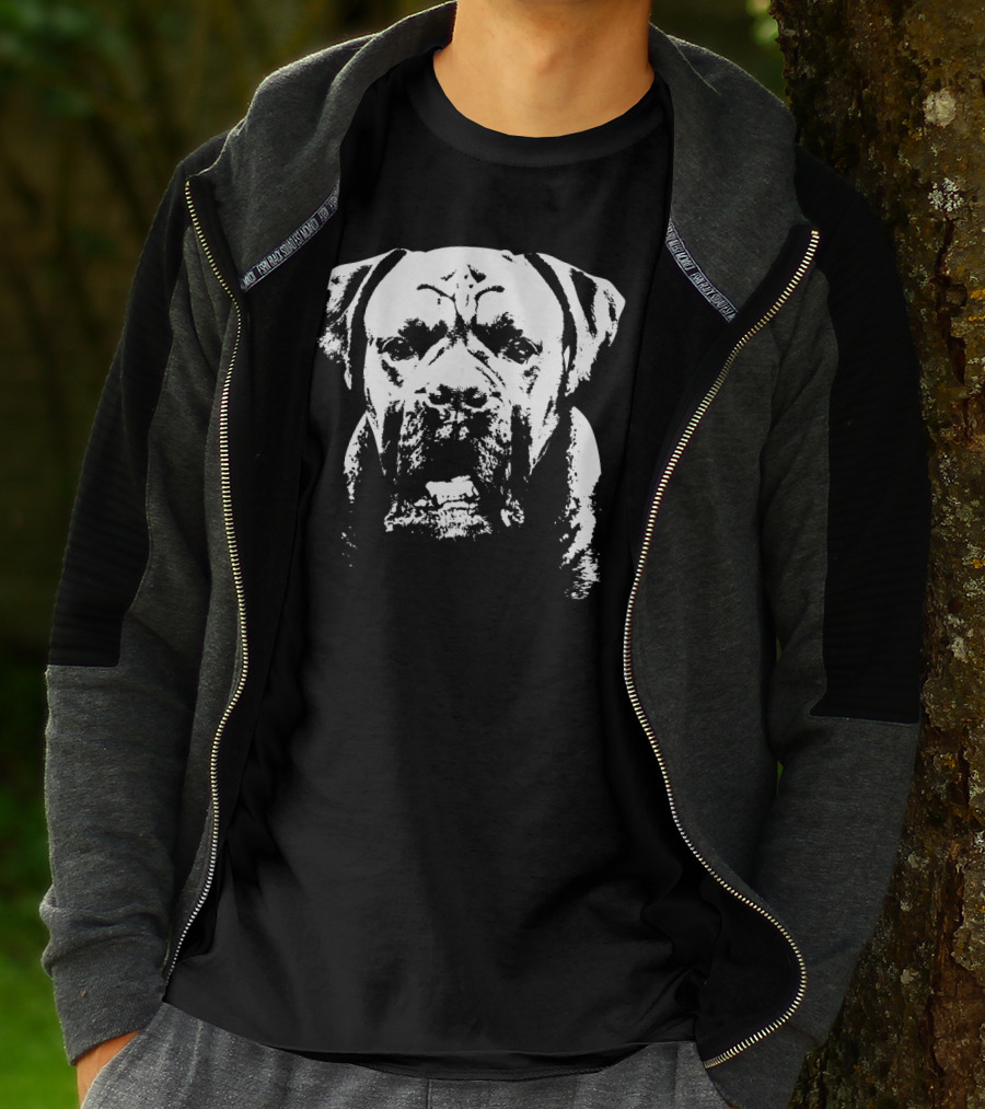 Dog Lovers Boxer Face T-Shirt