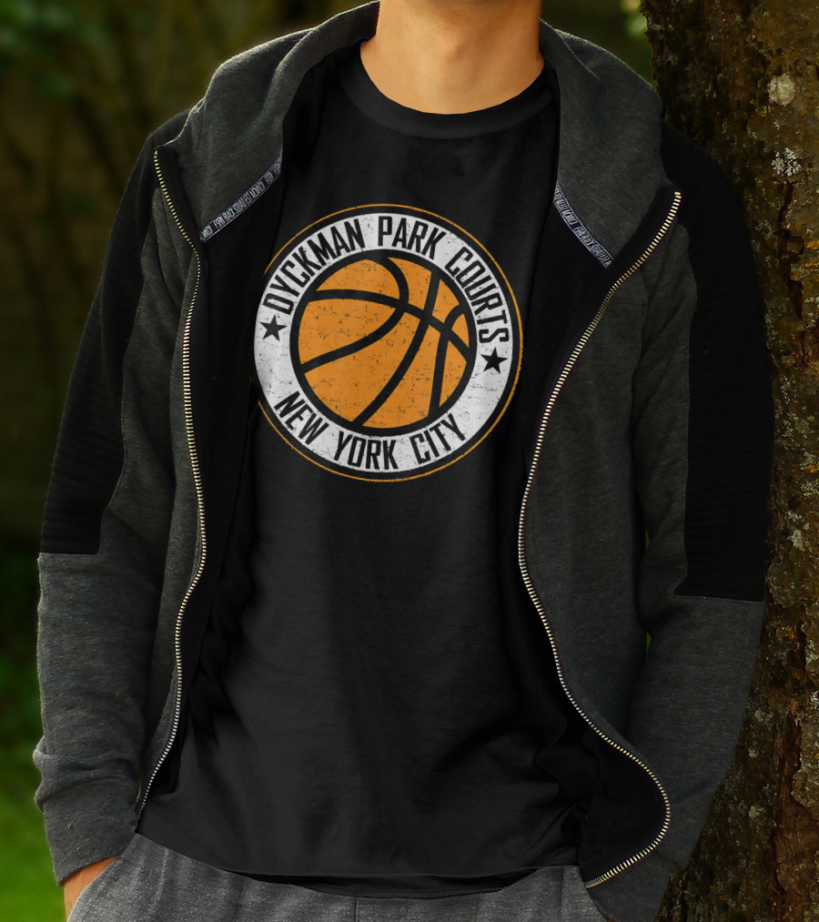 Dyckman Park Courts Basketball New York City T-Shirt