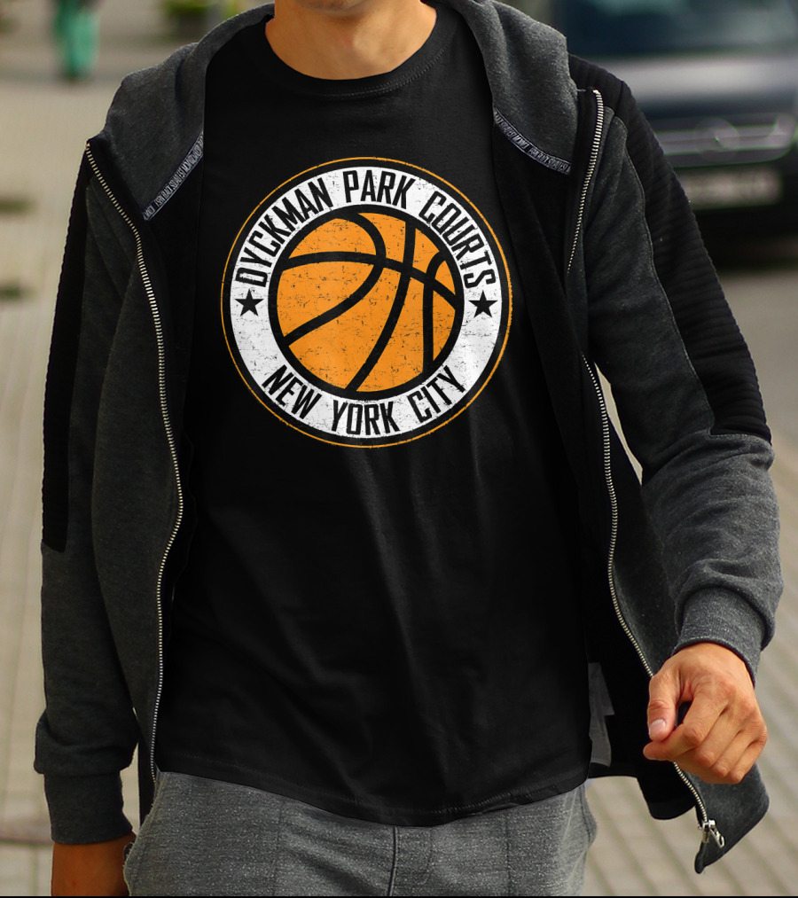 Dyckman Park Courts Basketball New York City T-Shirt