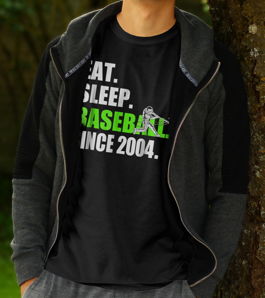 EAT SLEEP BASEBALL SINCE 2004 BATTER T-Shirt