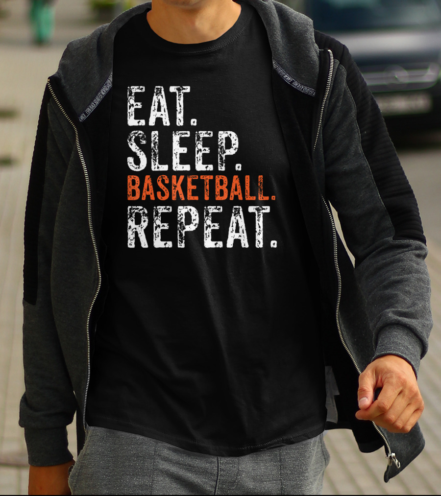 Eat Sleep Basketball Repeat Player T-Shirt