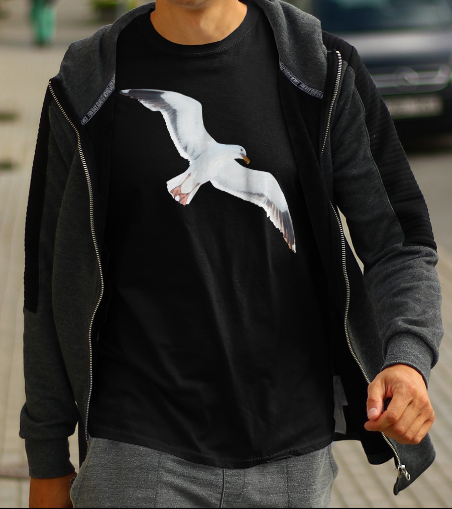 Majestic Flying Seagull For Seagull Lover T-Shirt