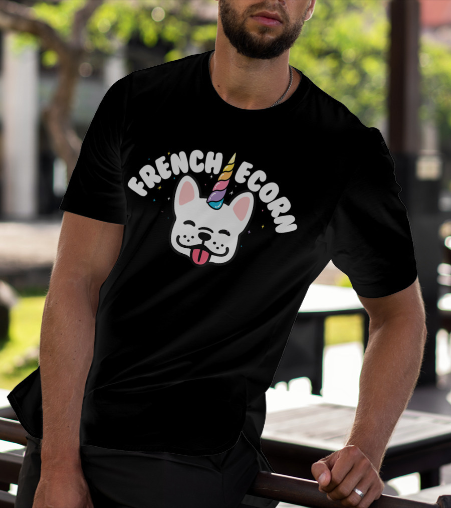 Frenchiecorn French Bulldog Unicorn T-Shirt