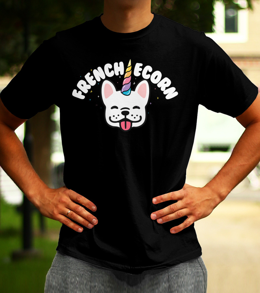 Frenchiecorn French Bulldog Unicorn T-Shirt