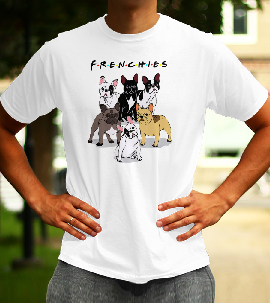 Frenchies Friends French Bulldog Lover T-Shirt