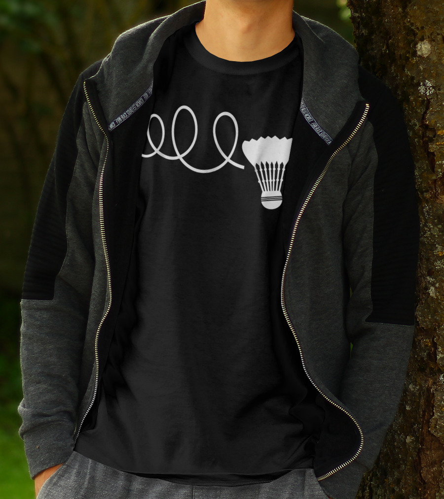 Elo Funny Badminton Shuttle Loop T-Shirt