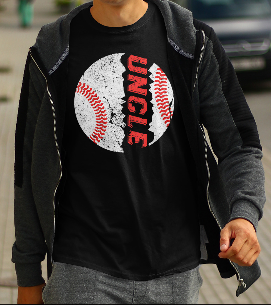 Uncle Funny Baseball Softball Fat Ball T-Shirt