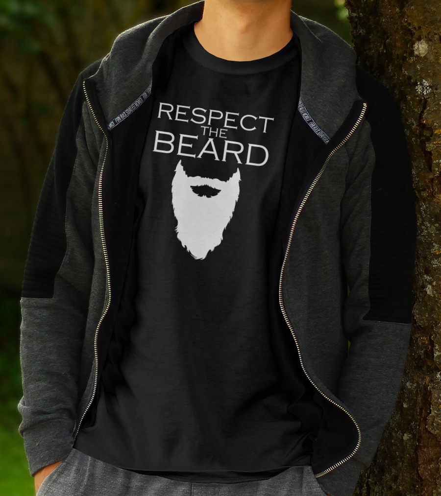 Respect The Beard For Bearded Men T-Shirt