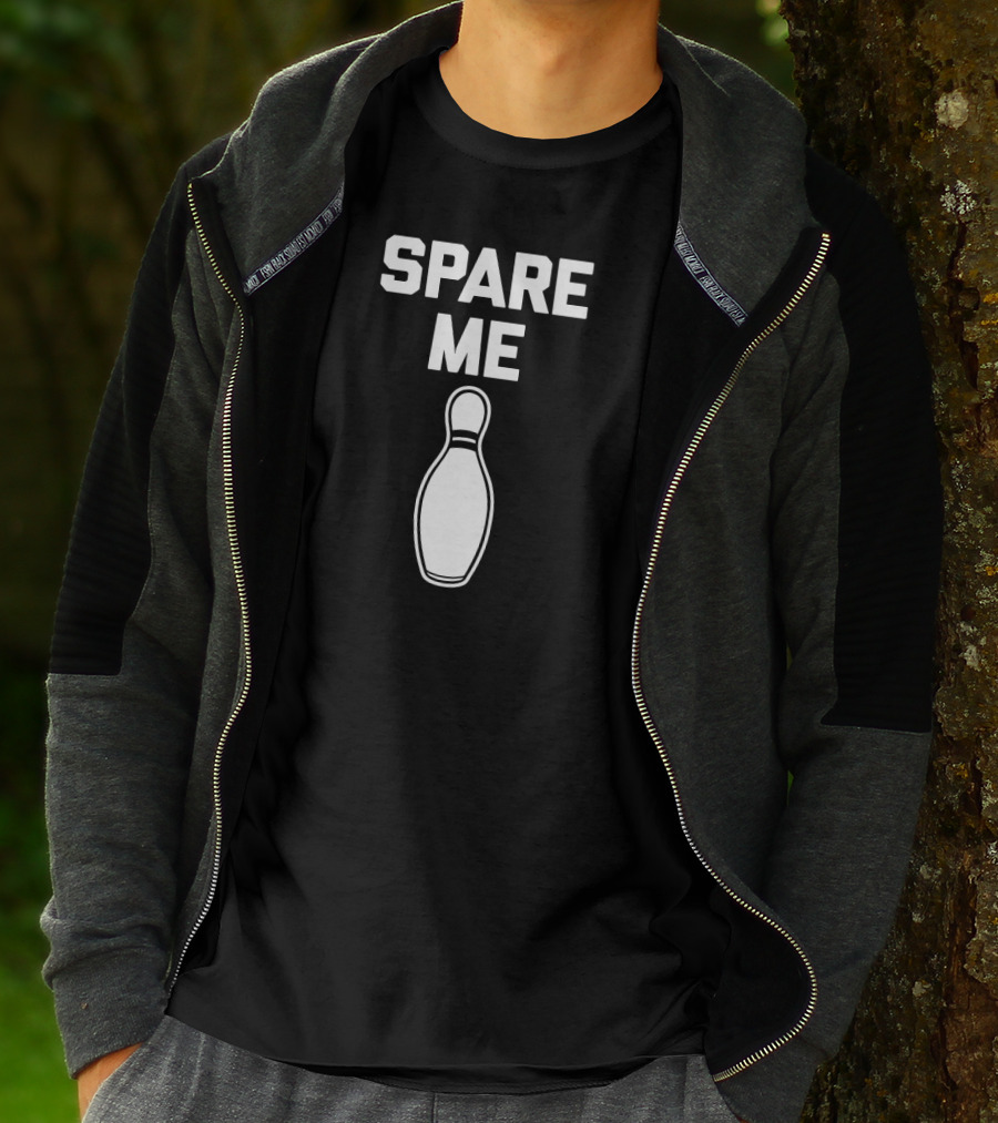 Spare Me Bowling Pin Funny Bowling T-Shirt