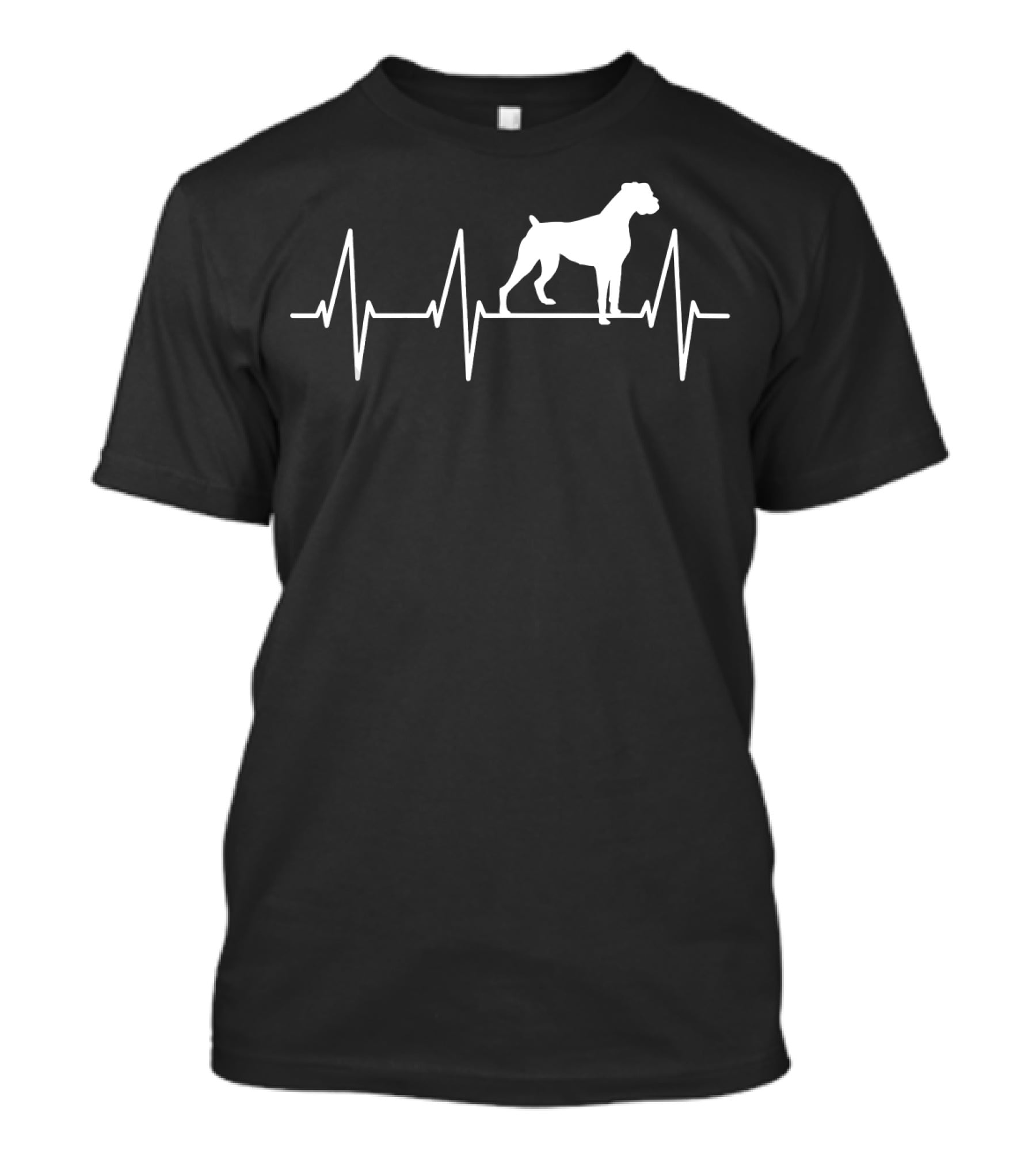 Funny Dog Heartbeat Boxer T-Shirt