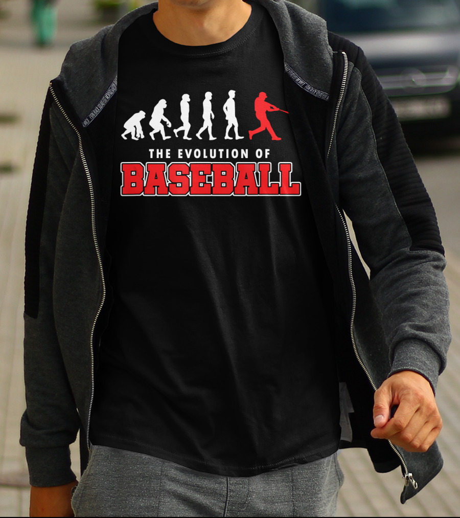 The Evolution Of Baseball Player Swing Progression T-Shirt