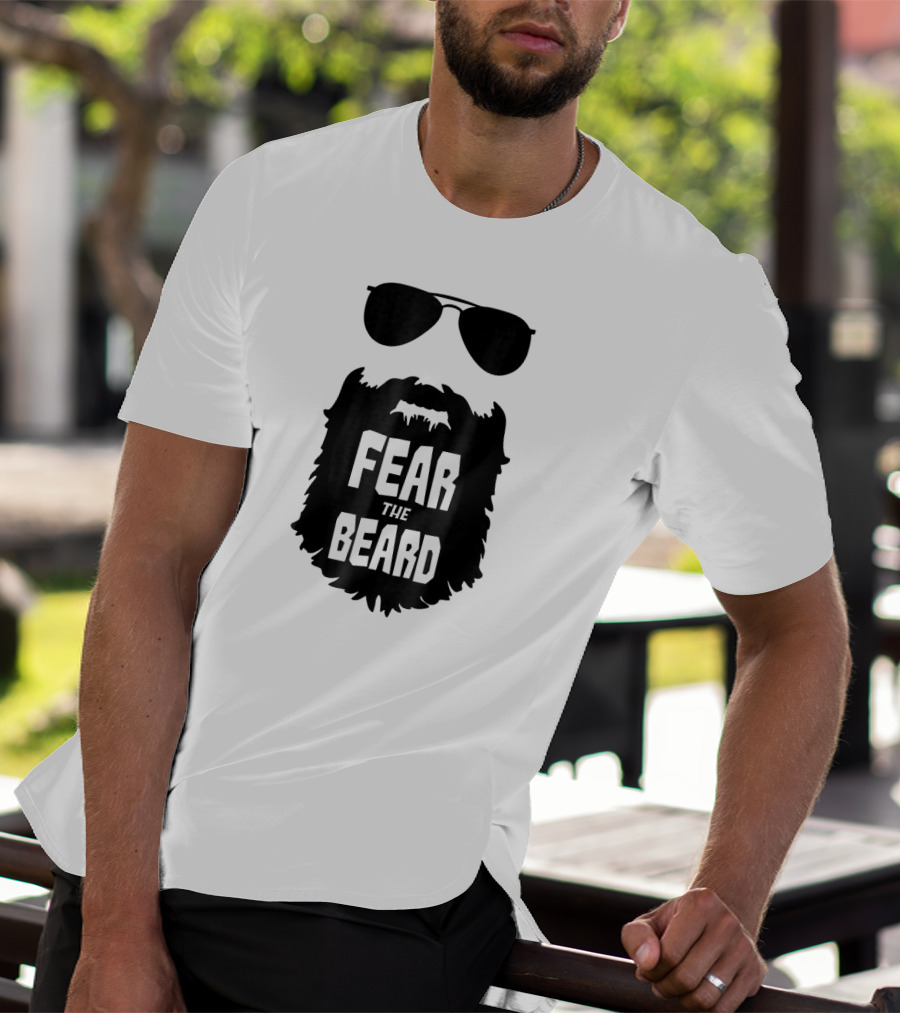 Fear The Beard Funny Sunglasses T-Shirt