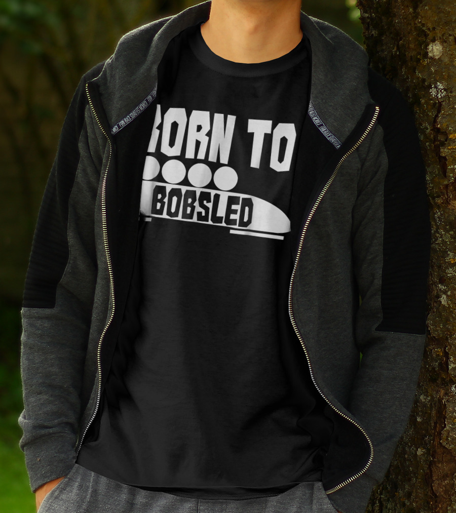 Born To Bobsled Funny Patriotic USA T-Shirt