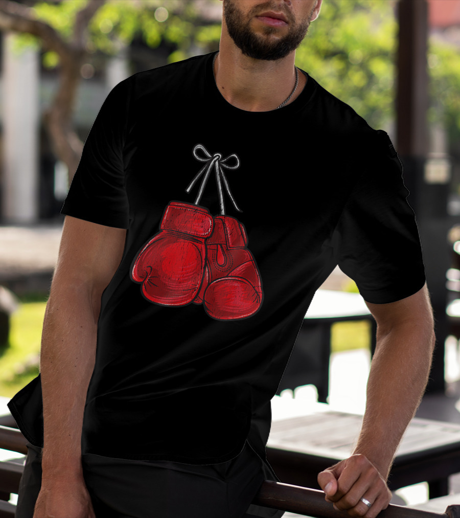 Boxer Red Boxing Gloves T-Shirt