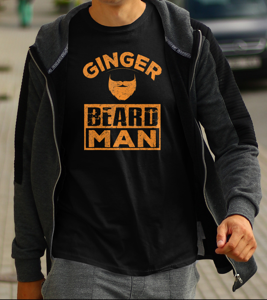 Ginger Beard Man Bearded T-Shirt
