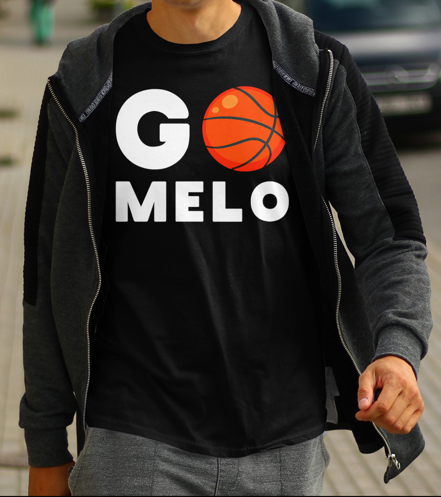 Go Melo Carmelo Basketball Enthusiast Gear T-Shirt