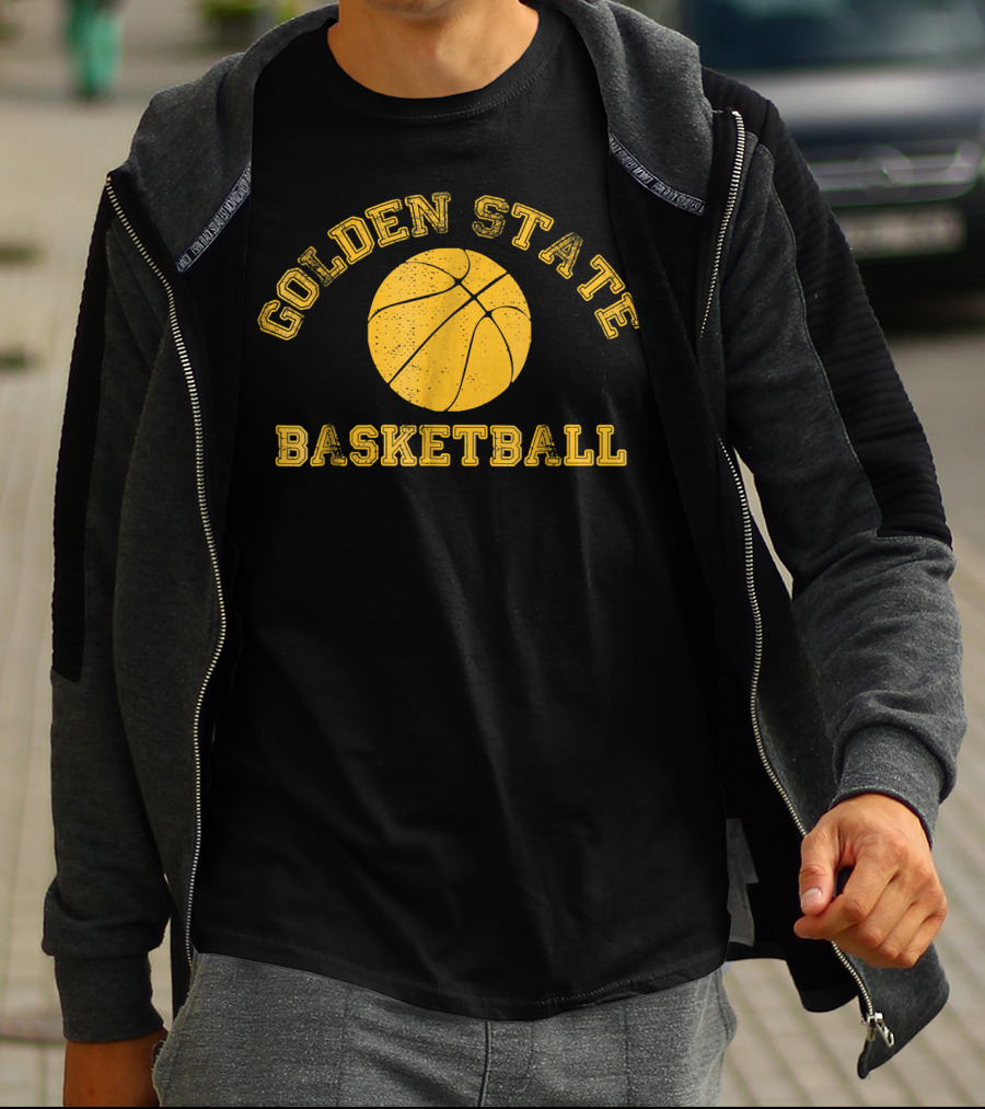 Golden State Distressed Basketball Team T-Shirt