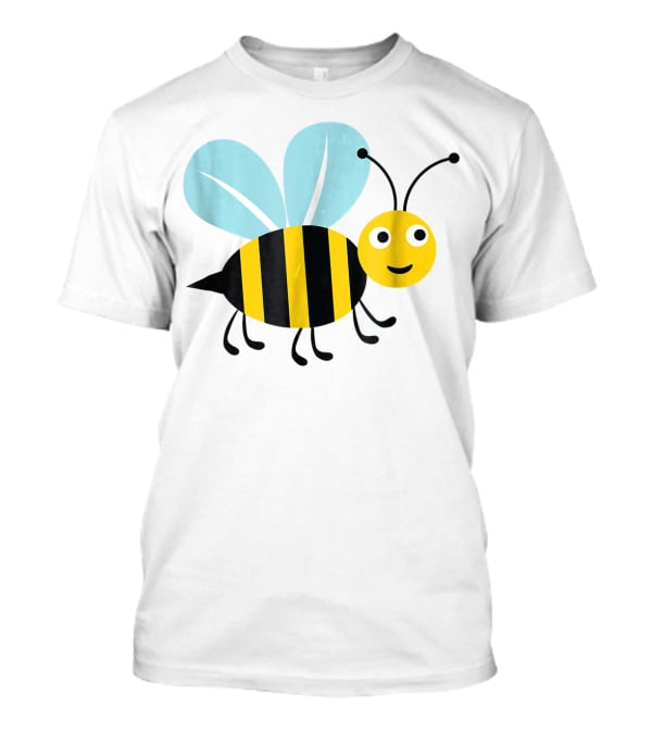Happy Honey Bee Cute Cartoon T-Shirt