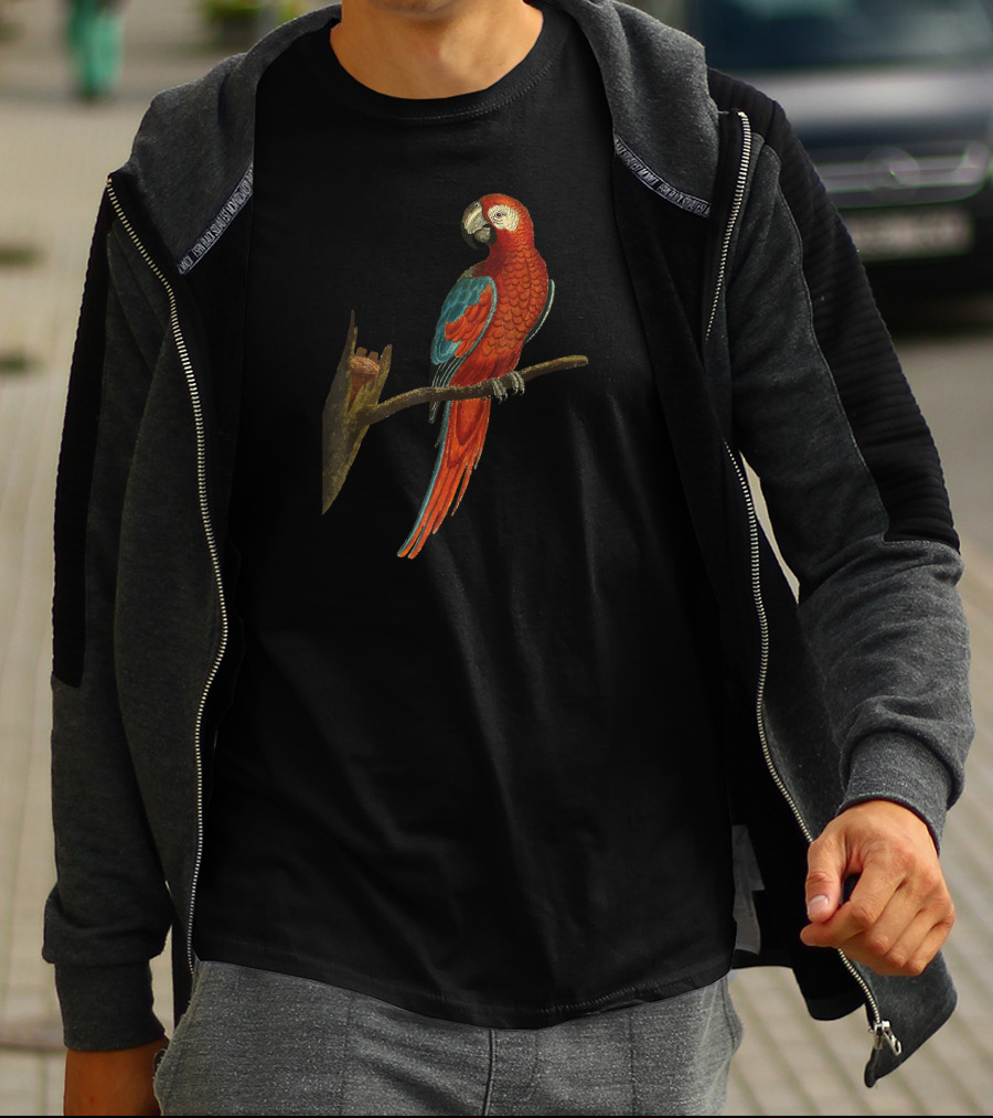 Hawaii Tropical Parrot Halloween Macaw Vibrant Vintage Bird T-Shirt