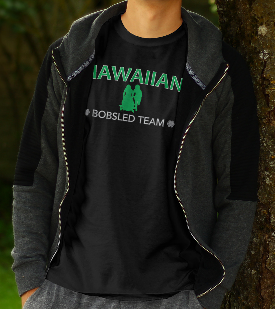 Hawaiian Bobsled Team Snowflake T-Shirt