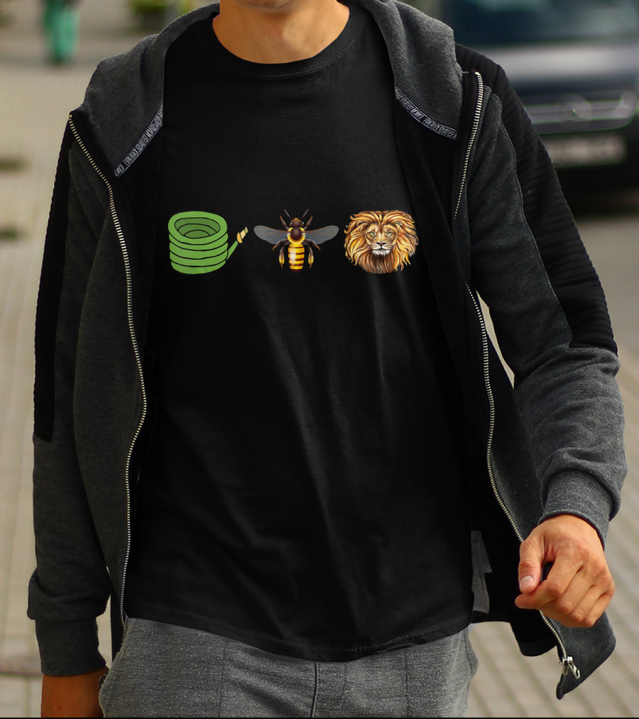 Hose Bee Lion Mane Emoji Sequence T-Shirt
