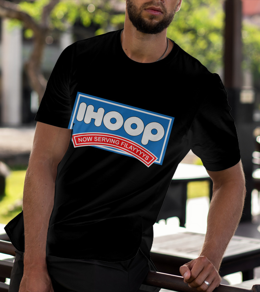 Ihoop Now Serving Filayyyys Basketball Spoof T-Shirt