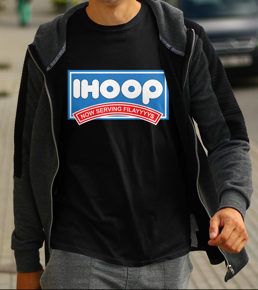 Ihoop Now Serving Filayyyys Basketball Spoof T-Shirt
