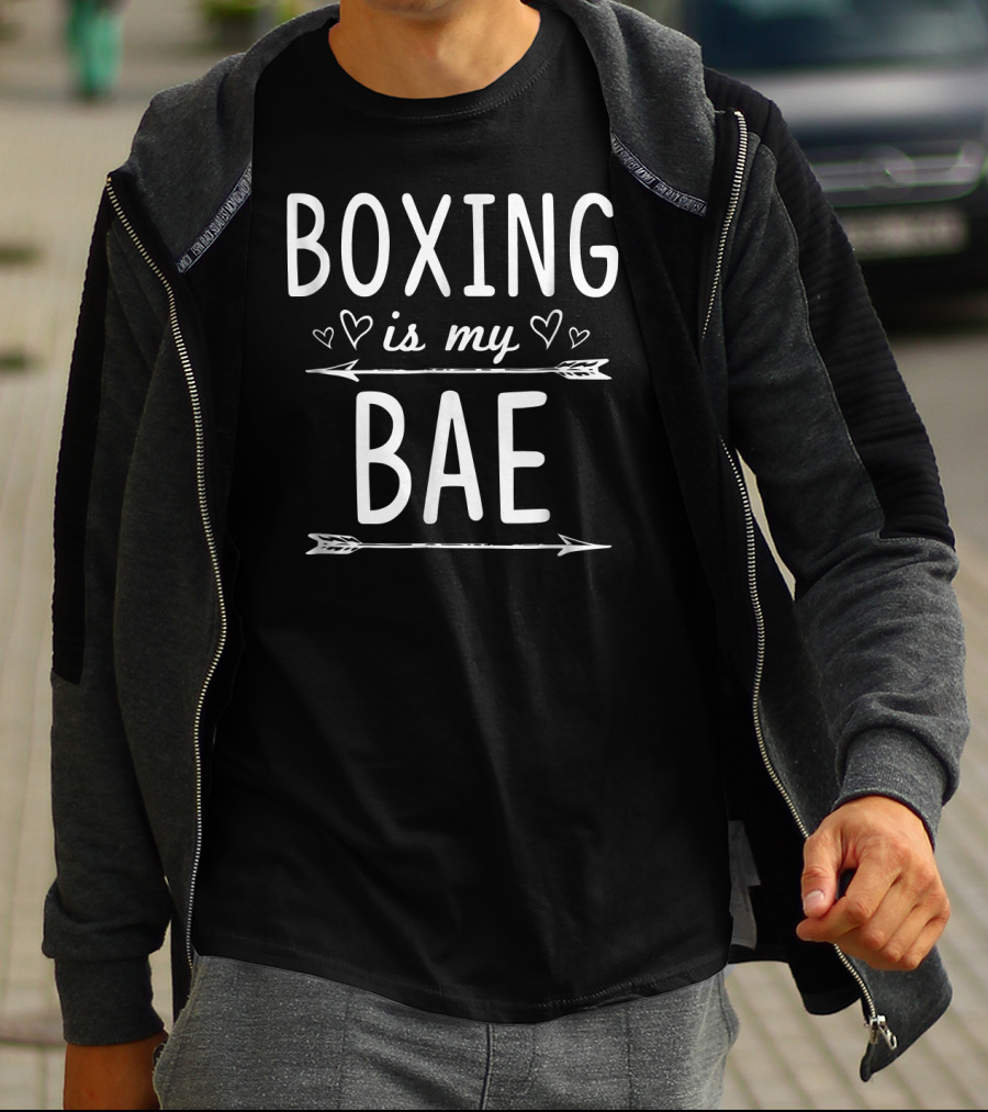 Boxing Is My BAE With Arrows And Hearts T-Shirt