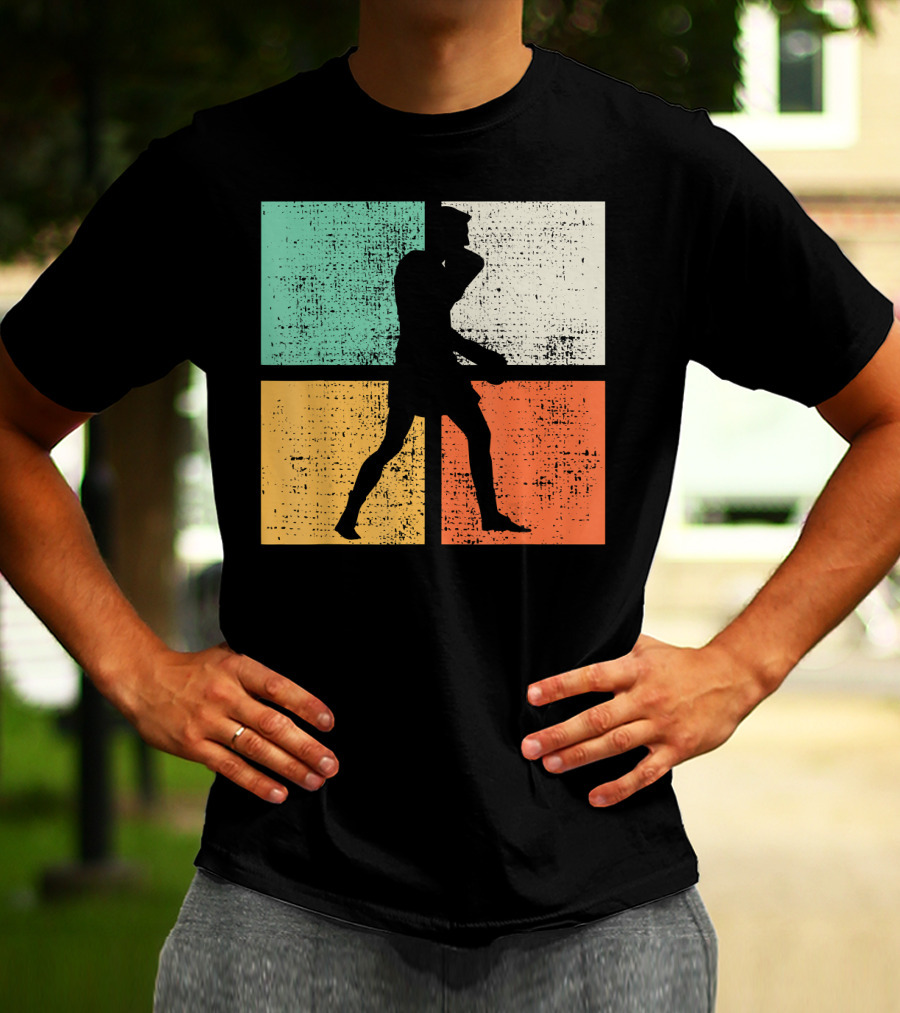 Vintage Boxing Boxer Silhouette Club T-Shirt