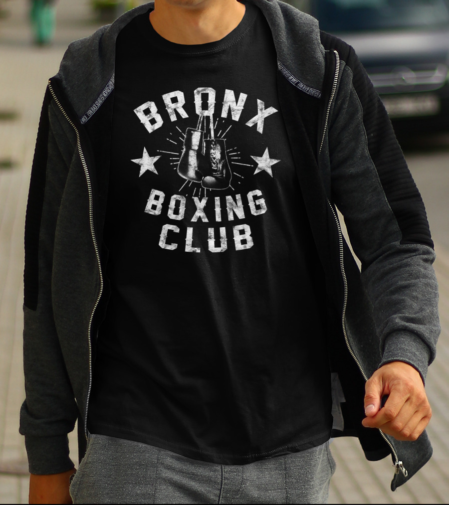 Bronx Boxing Club Boxing Gloves Stars T-Shirt