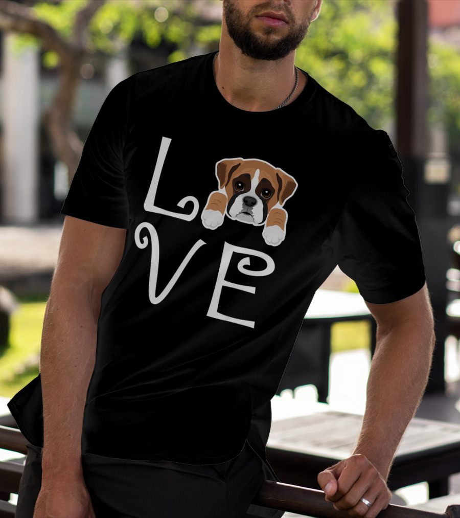 Boxer Puppy Love Dog Owner Boxer T-Shirt