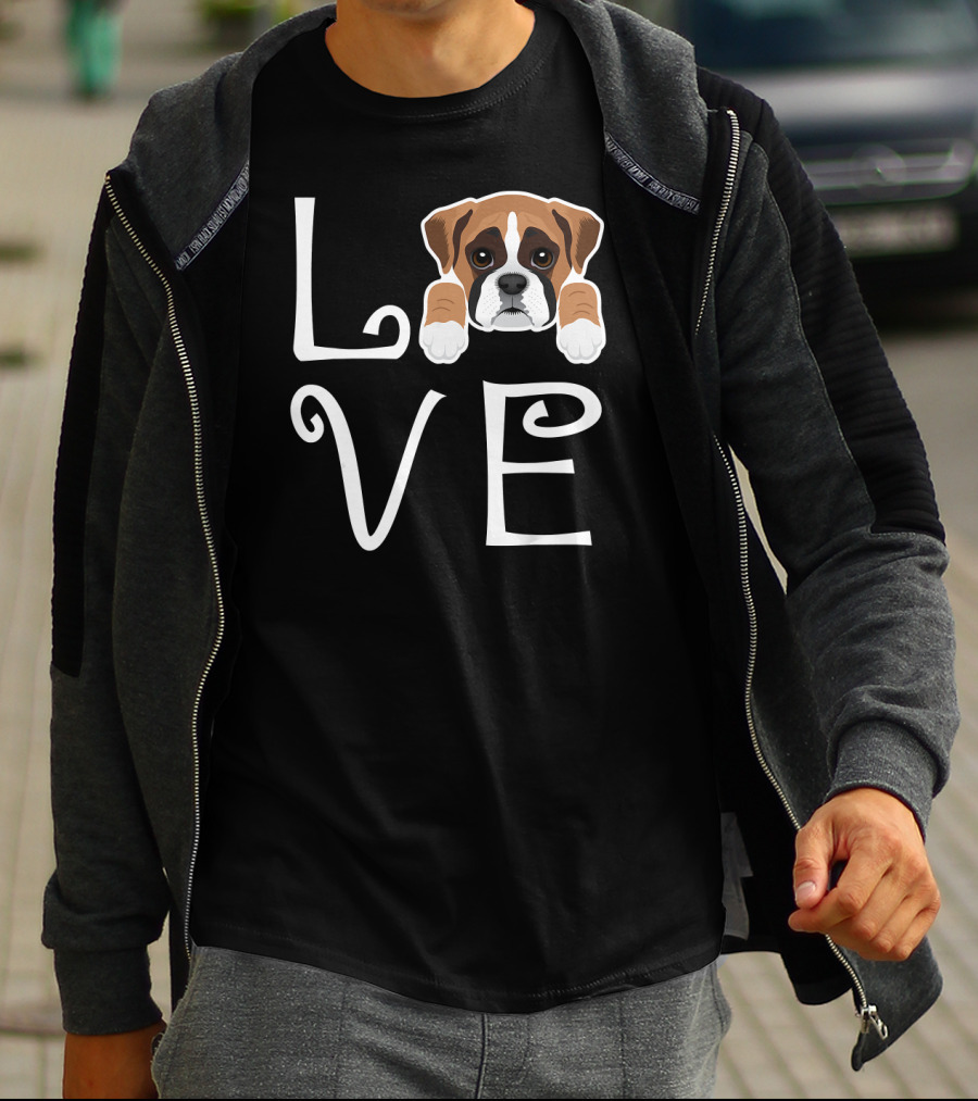 Boxer Puppy Love Dog Owner Boxer T-Shirt