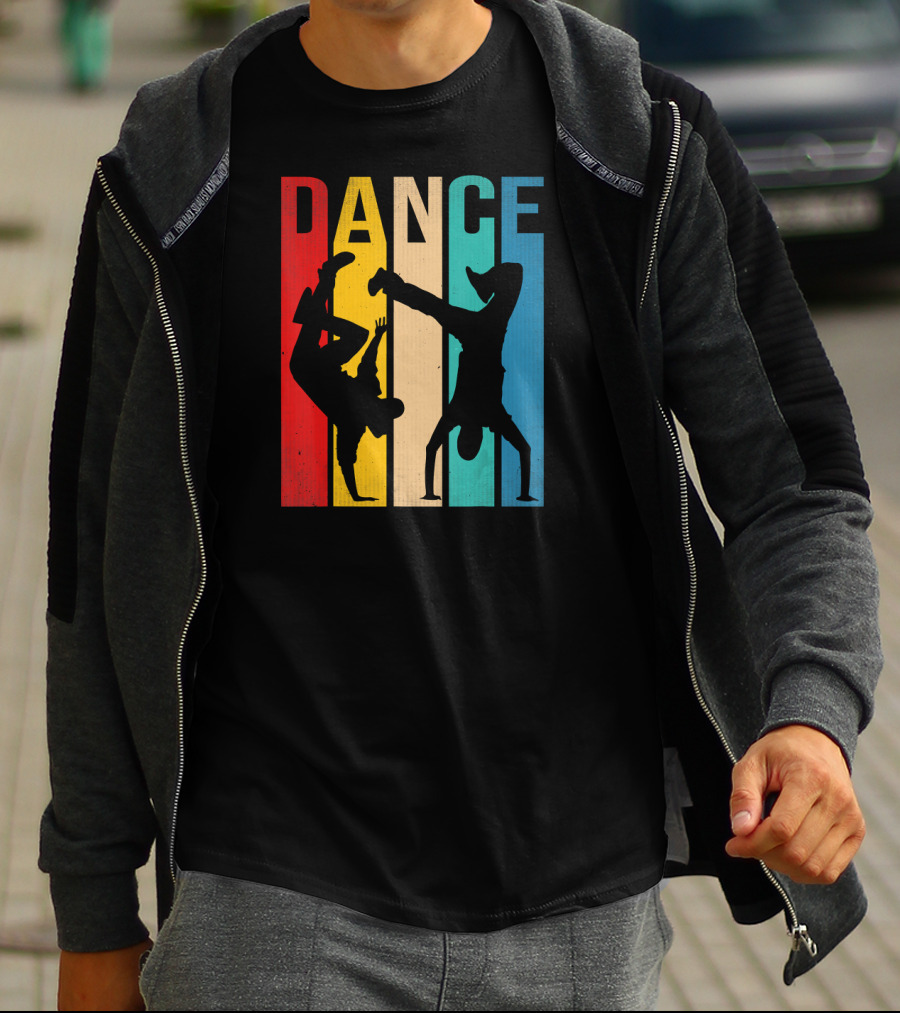 Breakdancing B Boy Dance Colorful T-Shirt