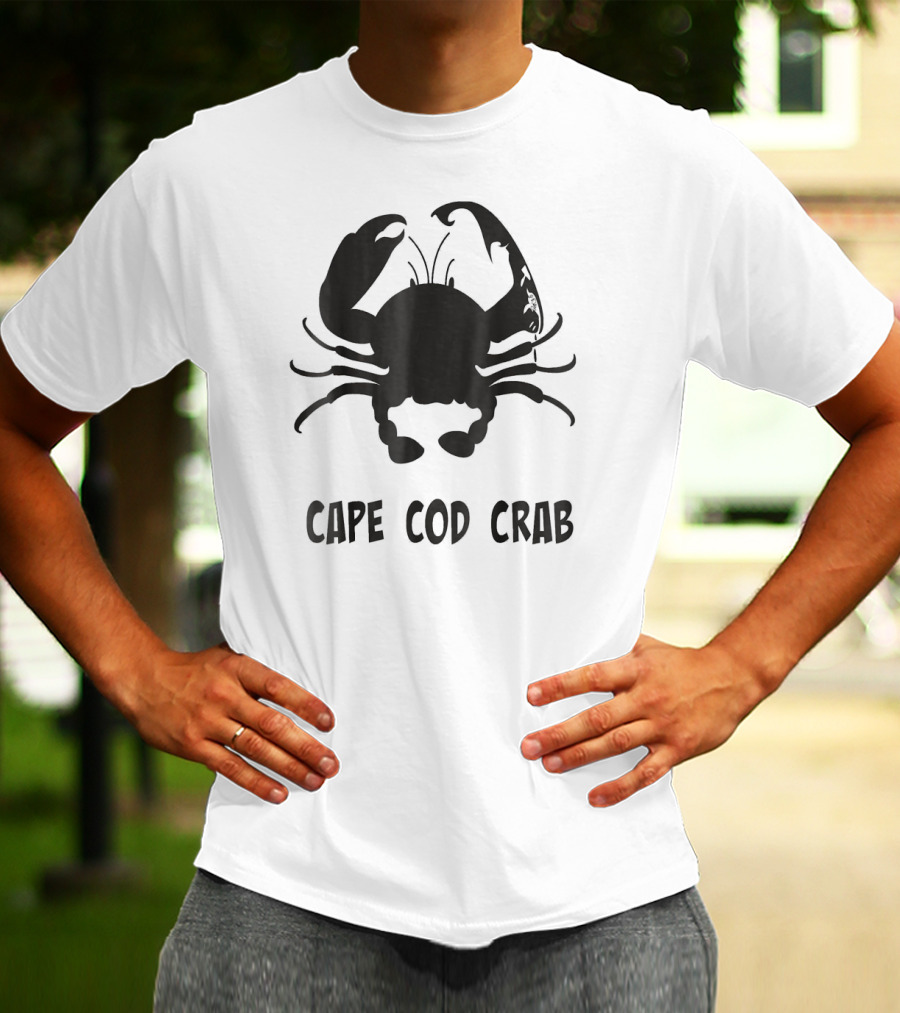 Cape Cod Crab Black T-Shirt