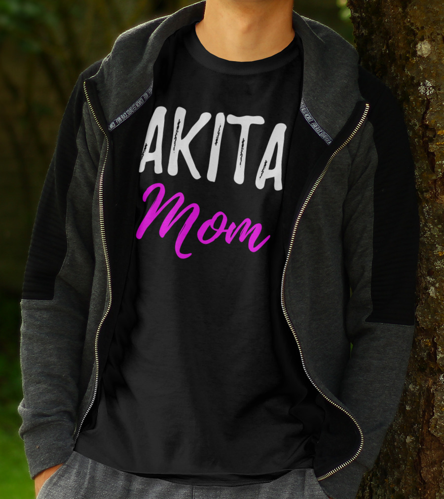 Akita Mom Funny Akita Dog T-Shirt