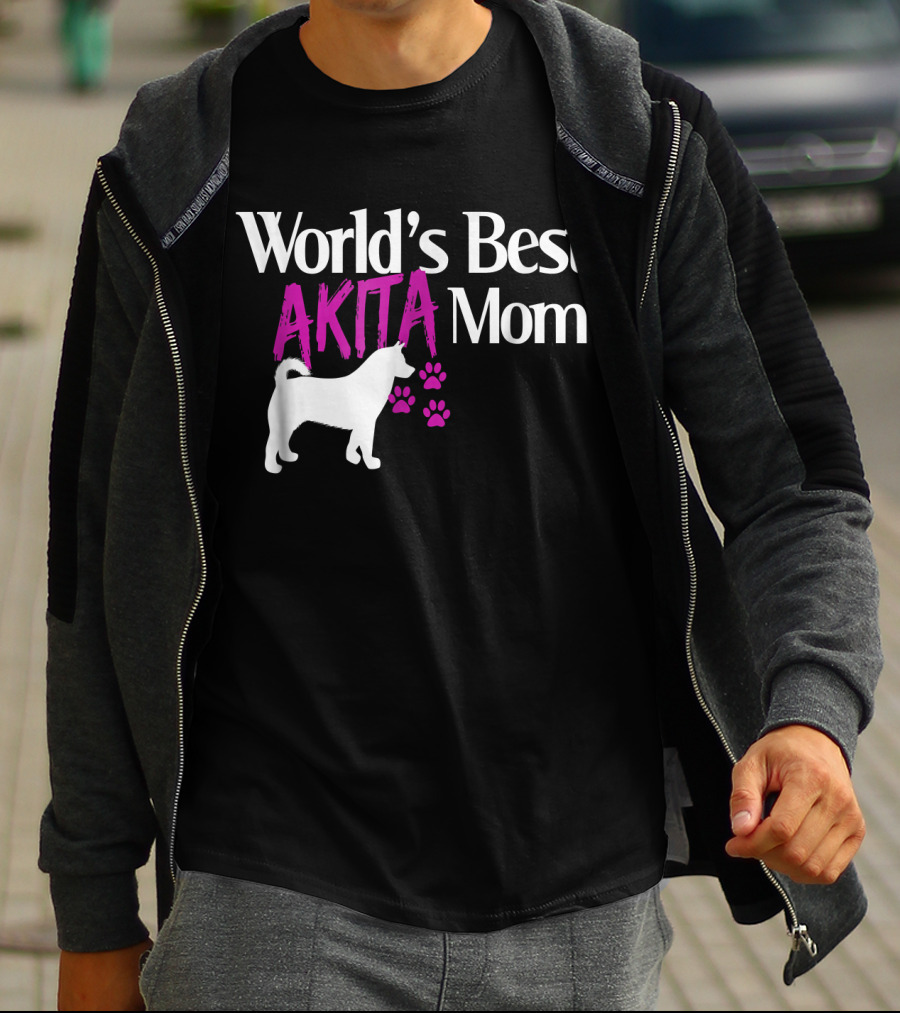 World's Best Akita Mom T-Shirt