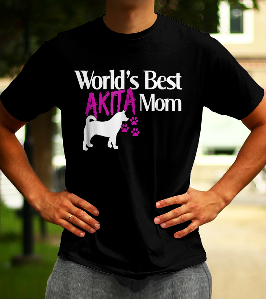 World's Best Akita Mom T-Shirt