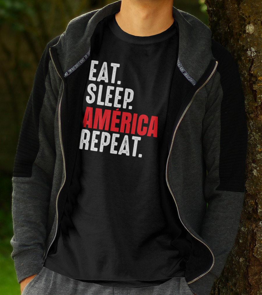 Eat Sleep América Repeat T-Shirt