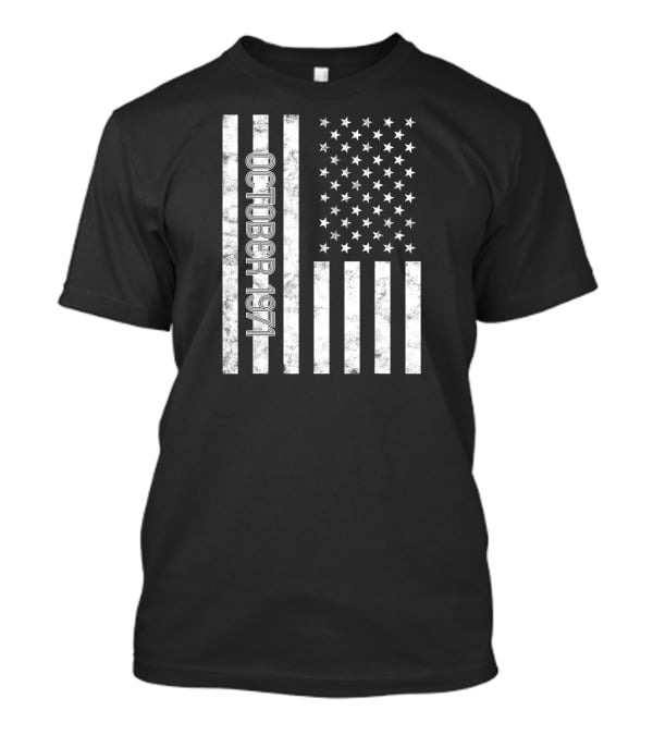 October 1971 American Flag Birthday T-Shirt