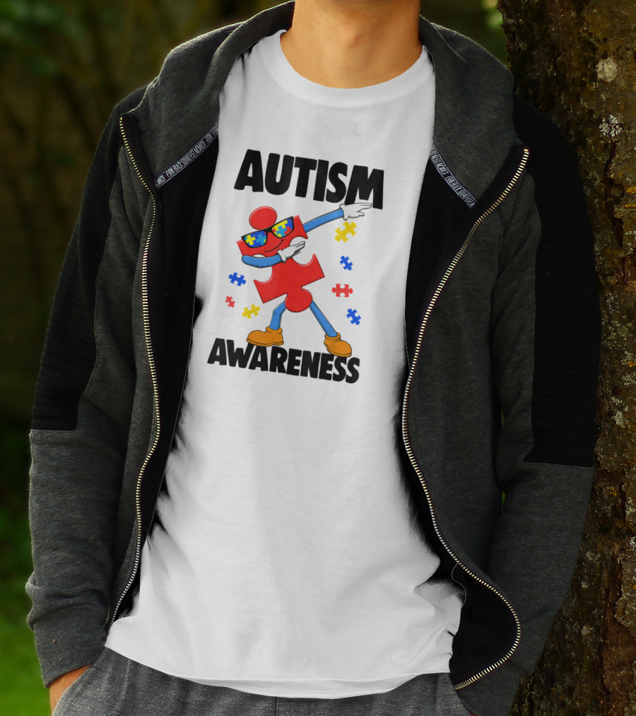 Autism Awareness Puzzle Piece Dance T-Shirt