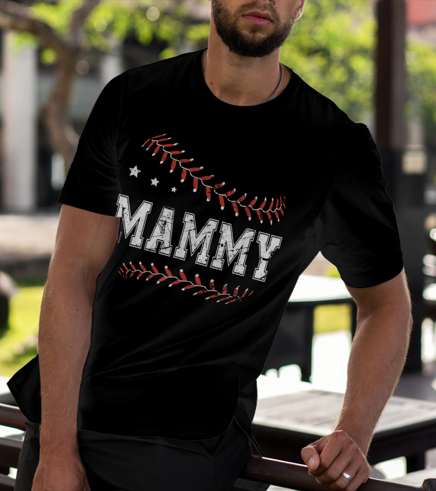 Mammy Baseball Softball Love T-Shirt