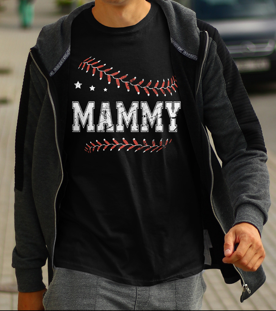 Mammy Baseball Softball Love T-Shirt