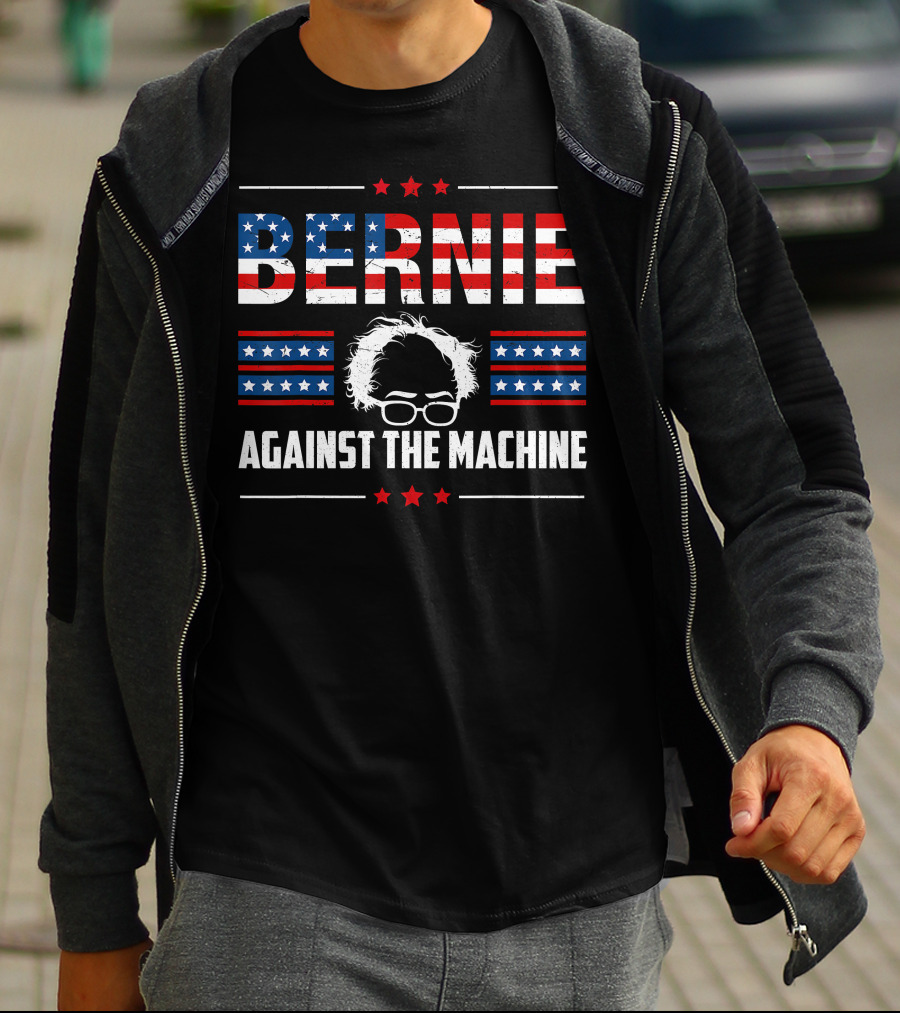 Bernie Sanders Against The Machine Patriotic T-Shirt
